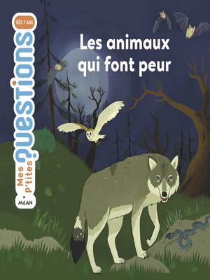 cover image of Les animaux qui font peur